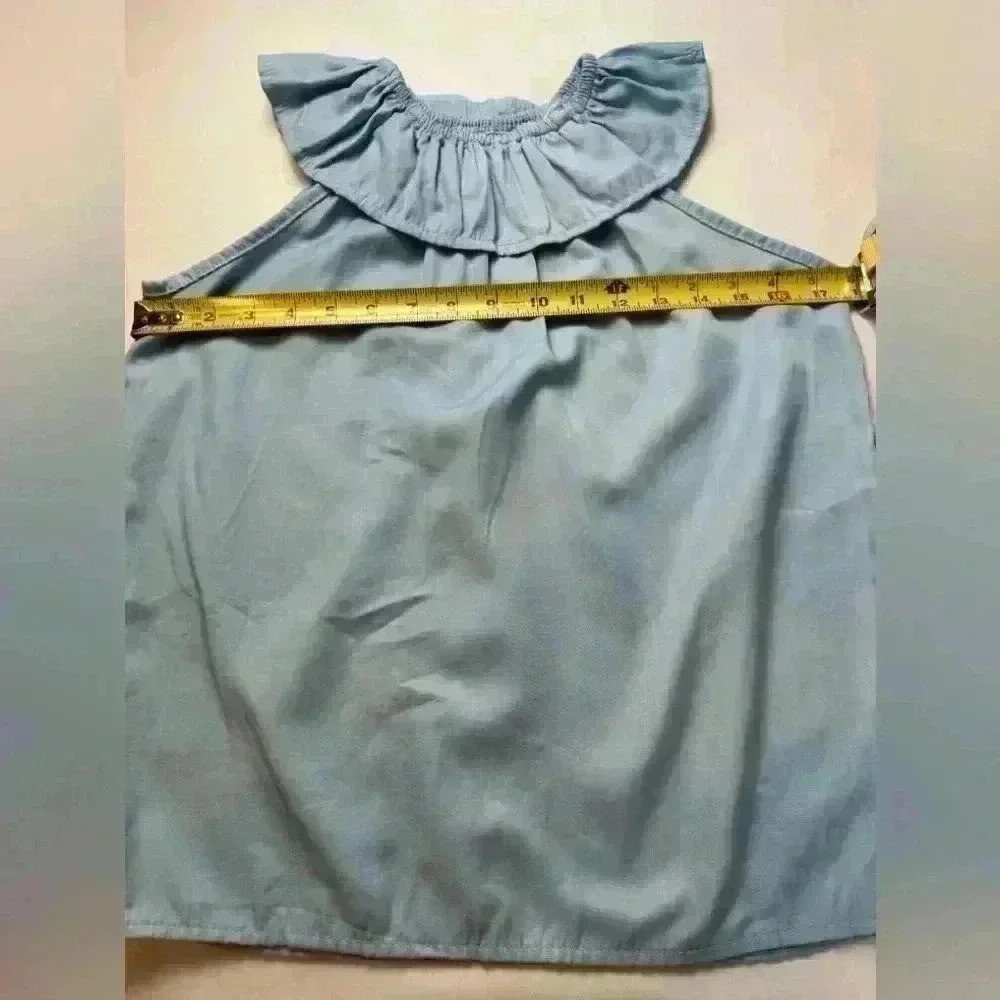 NWOT - Sunshine Swing Girl's Sleeveless Blue Top (Size 14) - Picture 6 of 6
